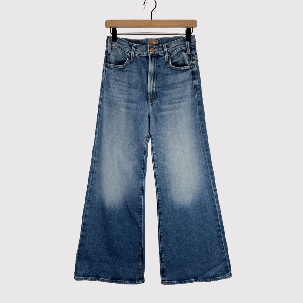 MOTHER Womens Jeans Blue Denim The Hustler Roller Ankle High On The Hog Size 27